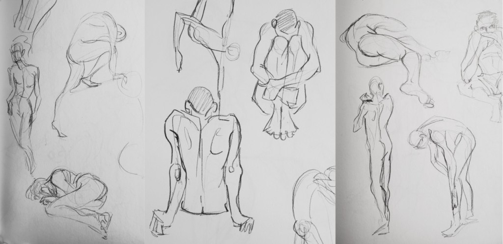 Quick & loose figure&nbsp;drawings