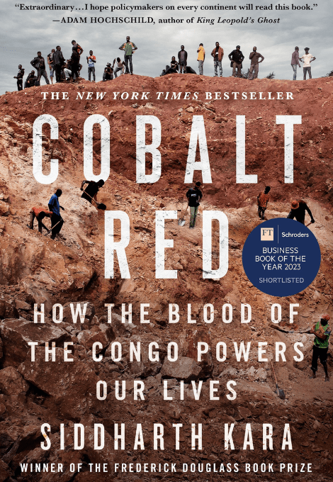 An image of the book cover for Cobalt Red: How the Blood of the Congo Powers Our Lives by Siddharth Kara